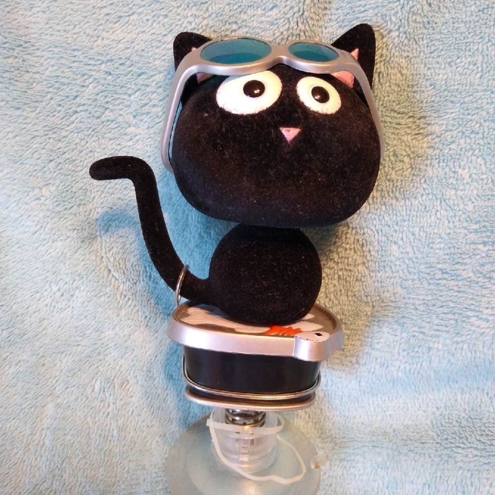 Black Cat Dashboard Bobblehead